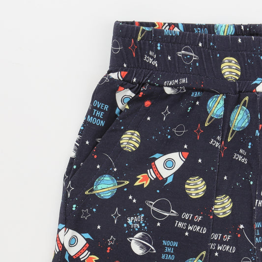 Bamboo Short Sleeve Two Piece Set Galactic Dreams