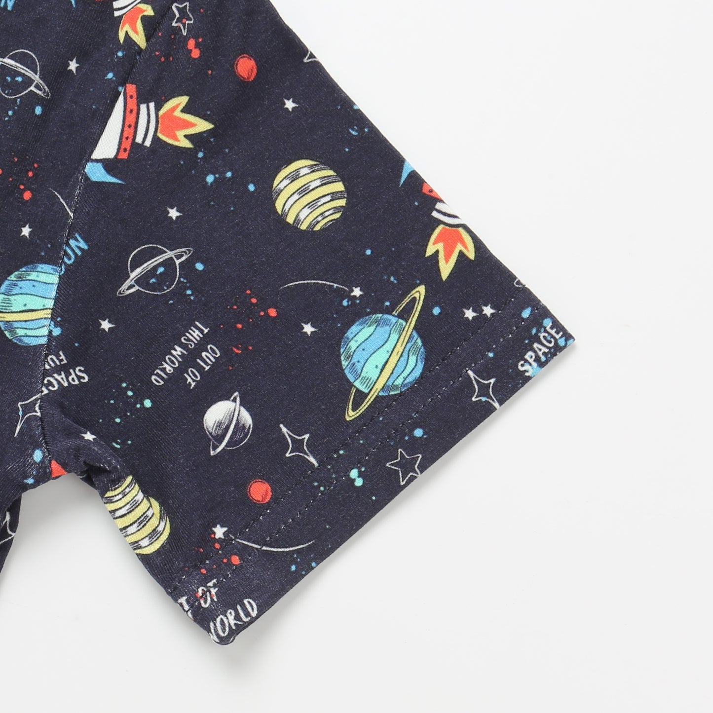 Bamboo Short Sleeve Two Piece Set Galactic Dreams