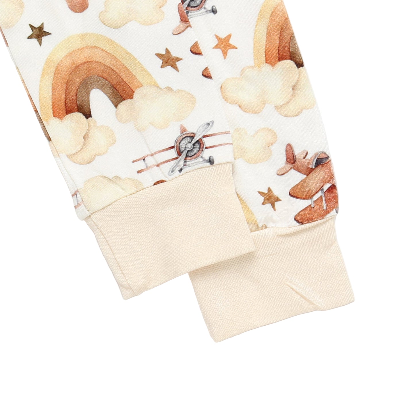 Bamboo Two Piece Pajama Neutral Skies