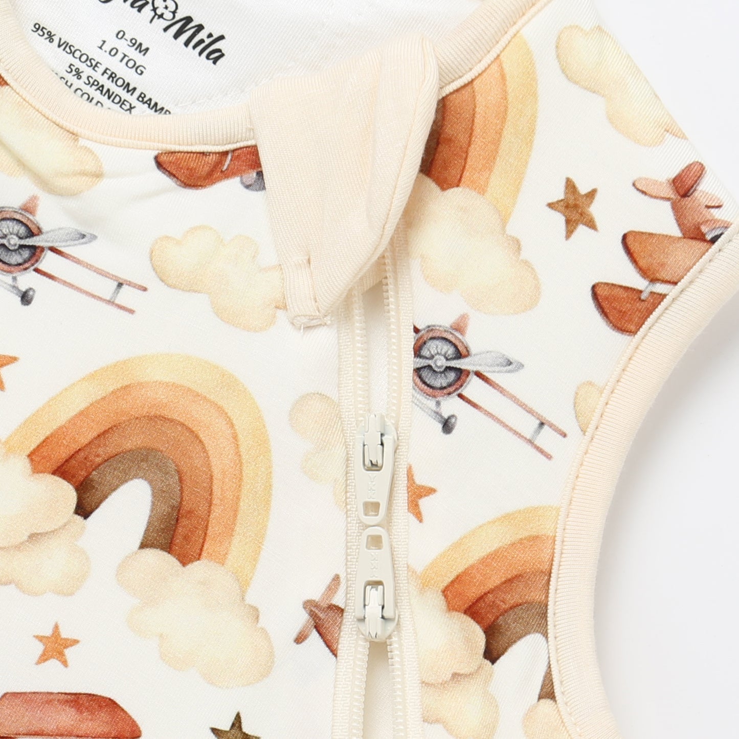 Bamboo Sleep Sack Neutral Skies