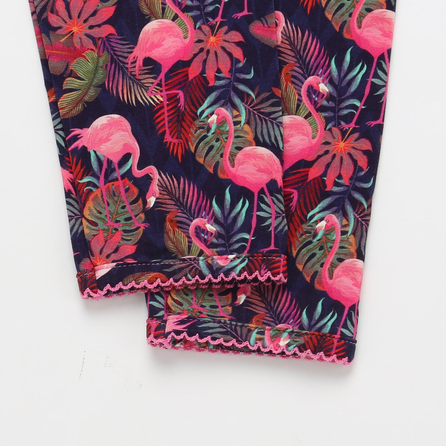 Women's Adult Bamboo Two-Piece Pajama Flamingo