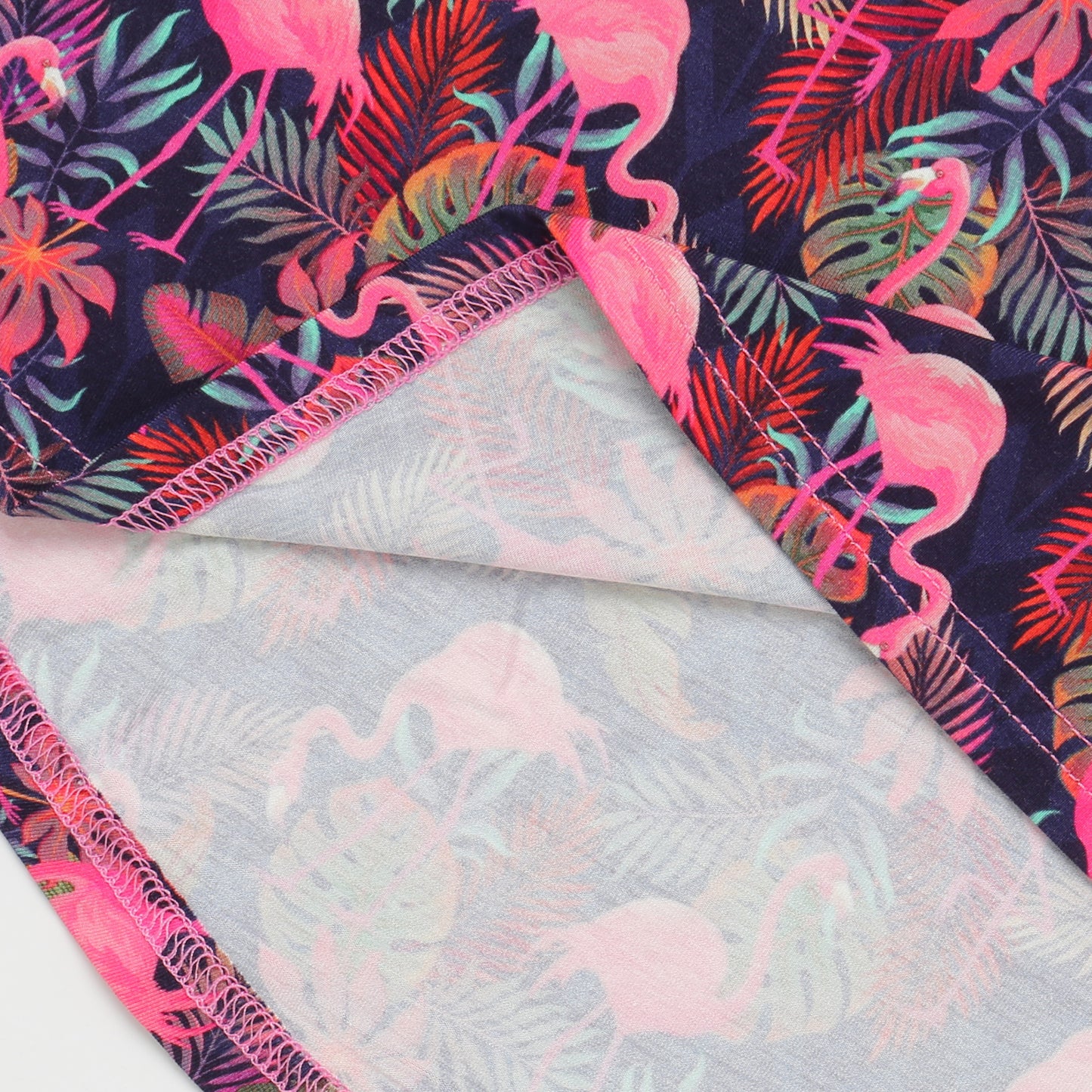 Women's Adult Bamboo Two-Piece Pajama Flamingo