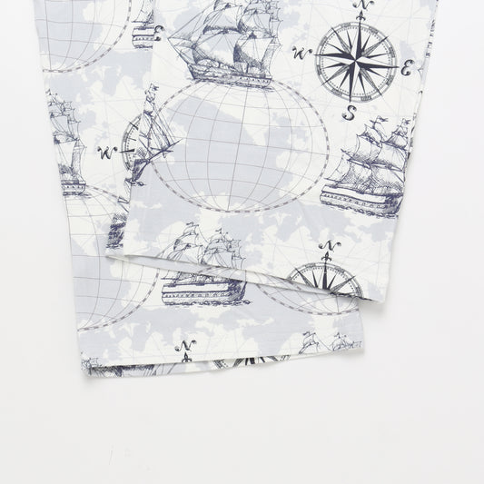 Men's Adult Bamboo Two Piece Pajama Sailor