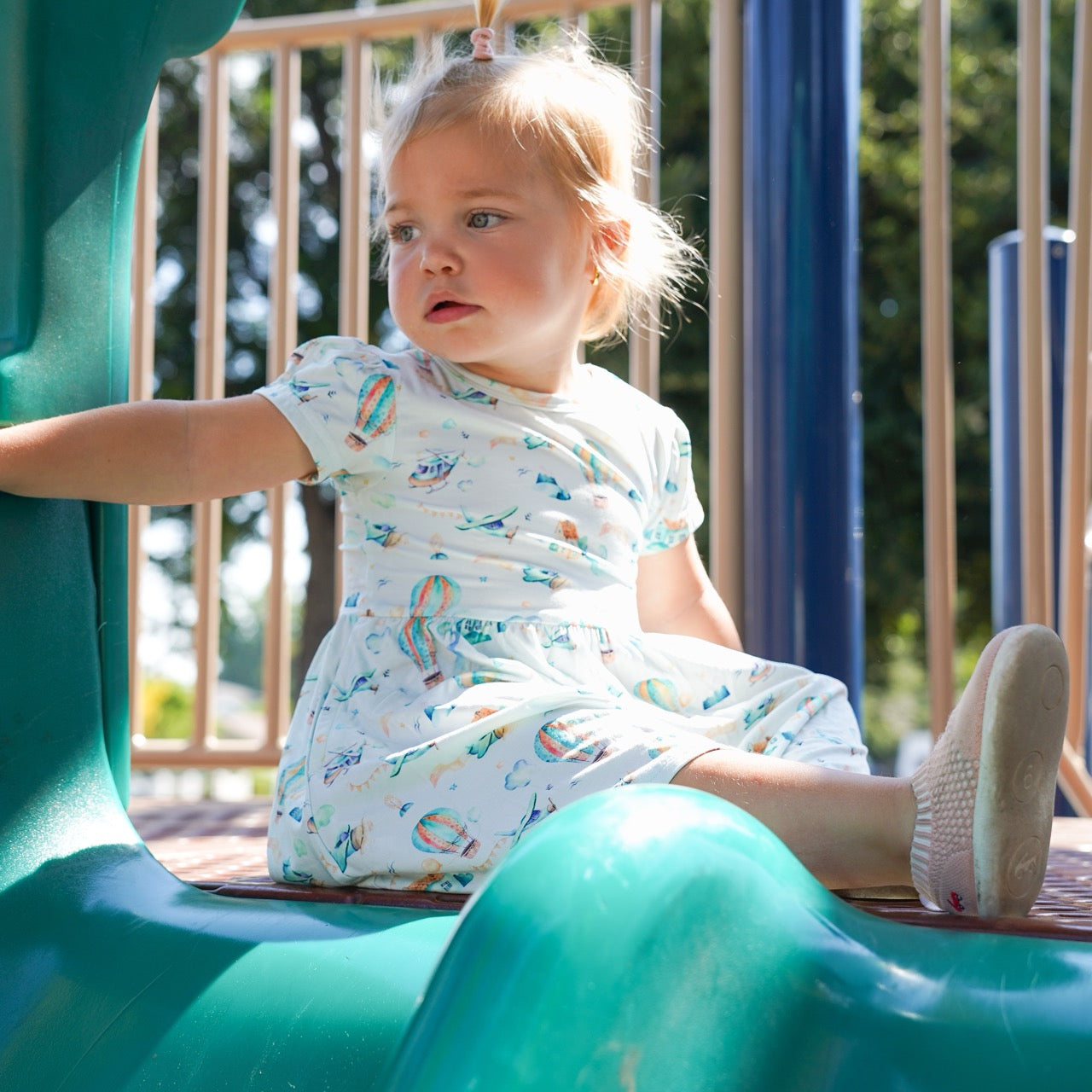 Bamboo Twirl Dress Little Voyager