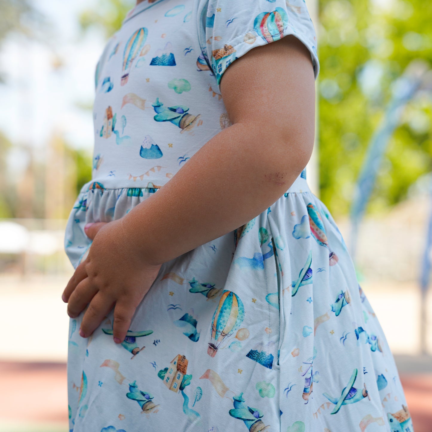 Bamboo Twirl Dress Little Voyager