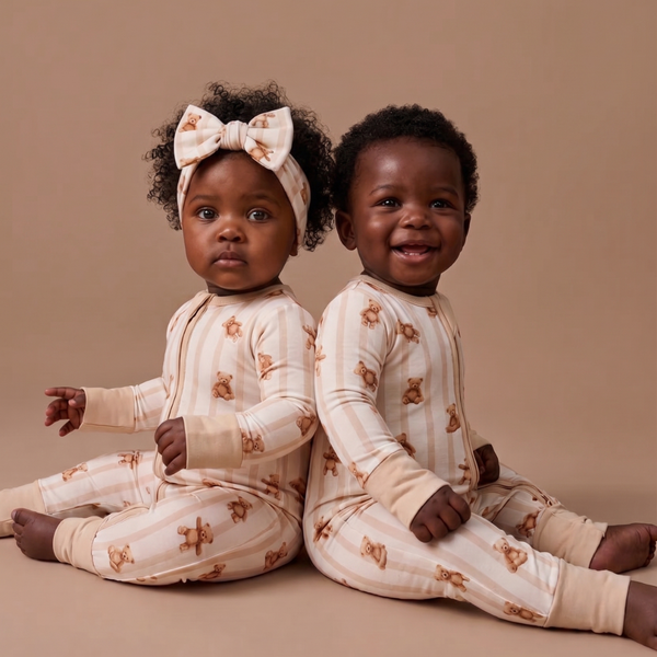 Bamboo Zippy Pajama Honey Bear