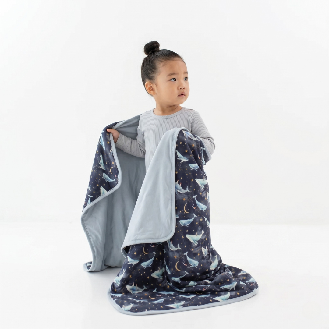 Bamboo Large Blanket Ocean Lullaby