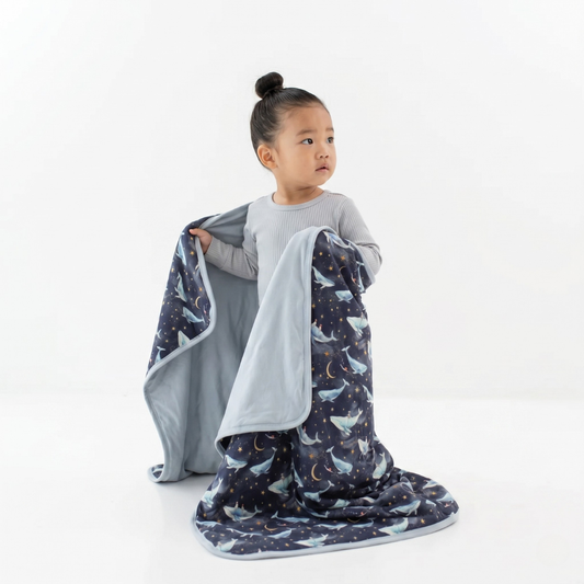 Bamboo Large Blanket Ocean Lullaby
