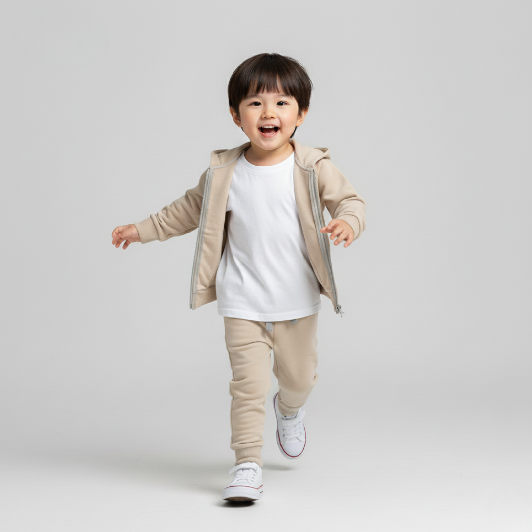 Organic Cotton Full-Zip Tracksuit