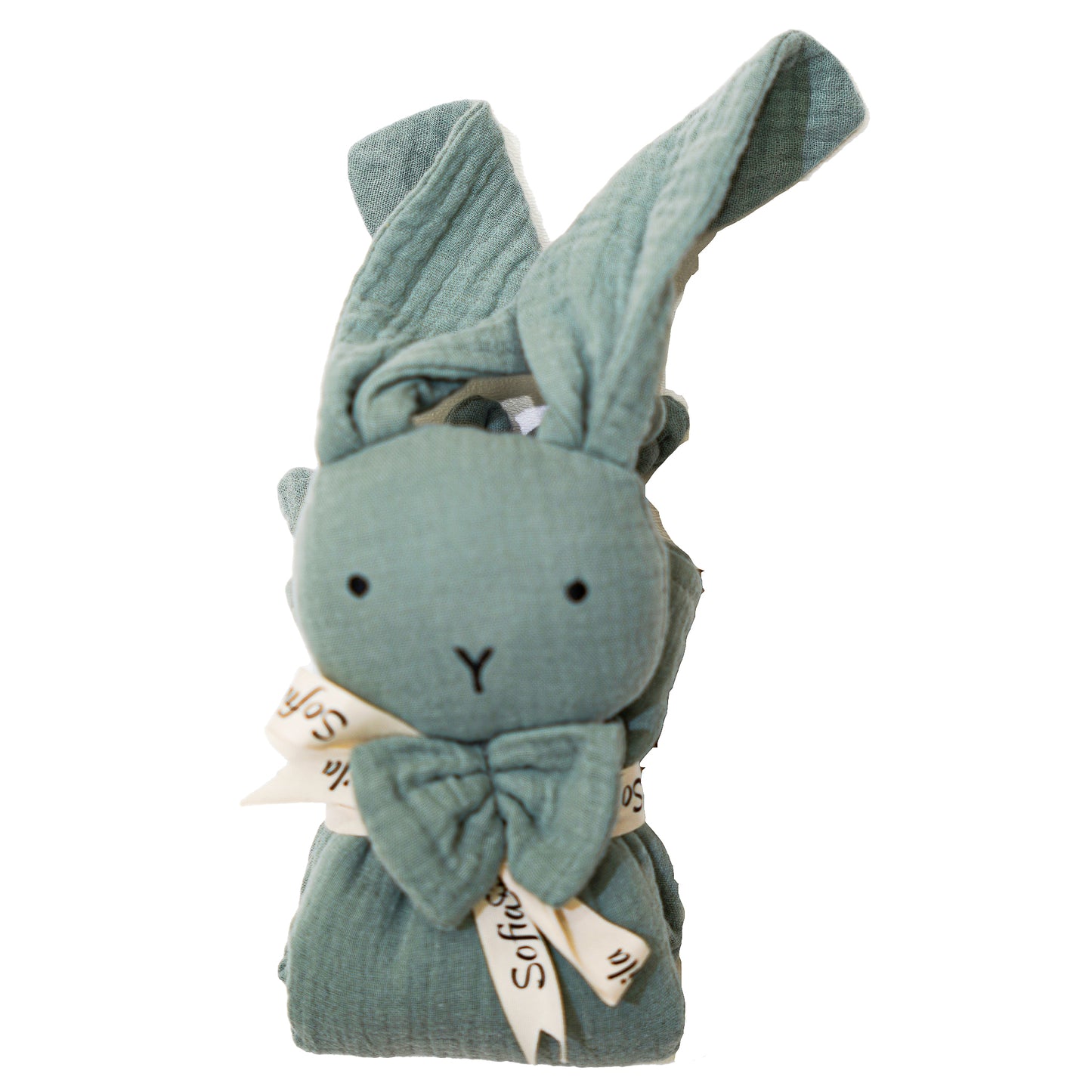 Muslin Lovey Blanket Bunny Toy for Babies and Kids - SofiaMila
