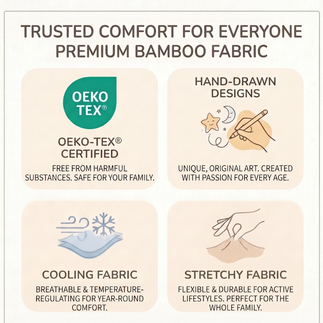Bamboo Zippy Pajama Dino World