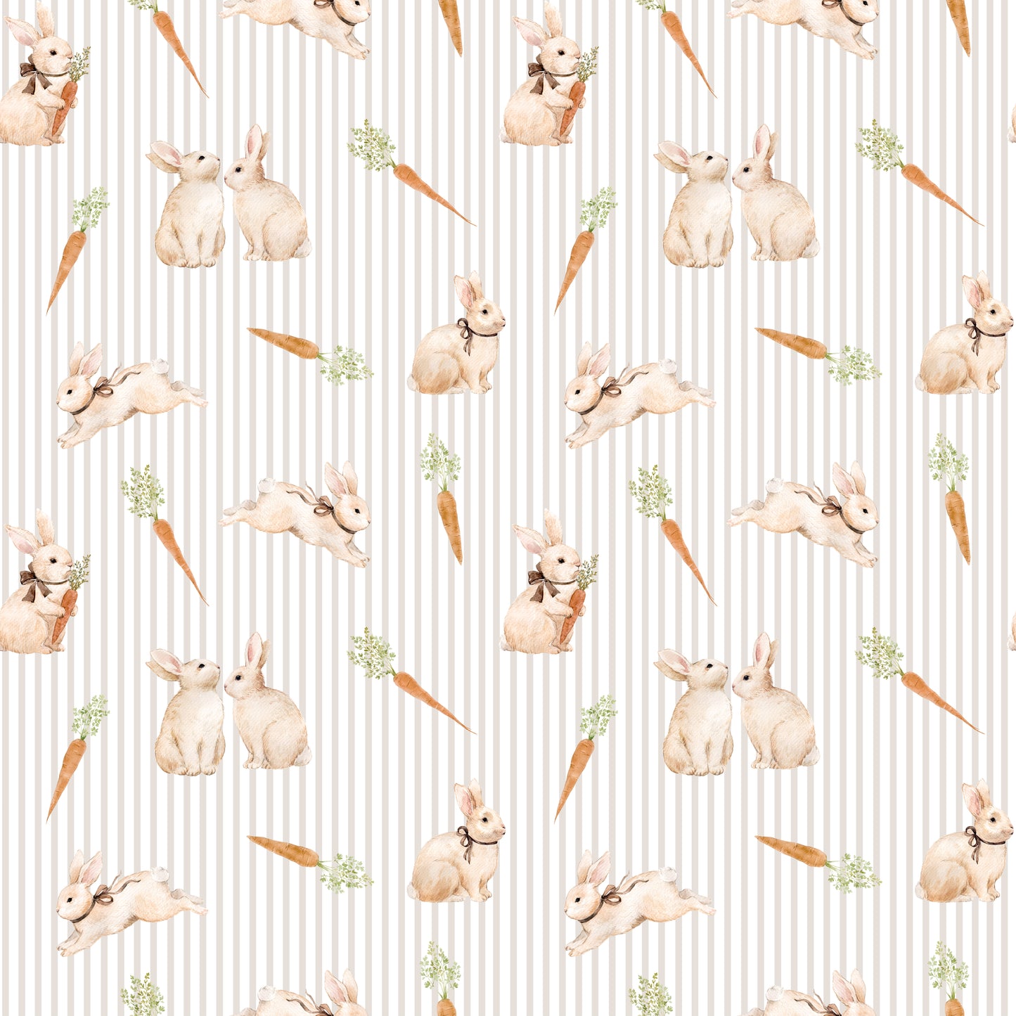 Men's Adult Bamboo Two-Piece Pajama Bunny Trail