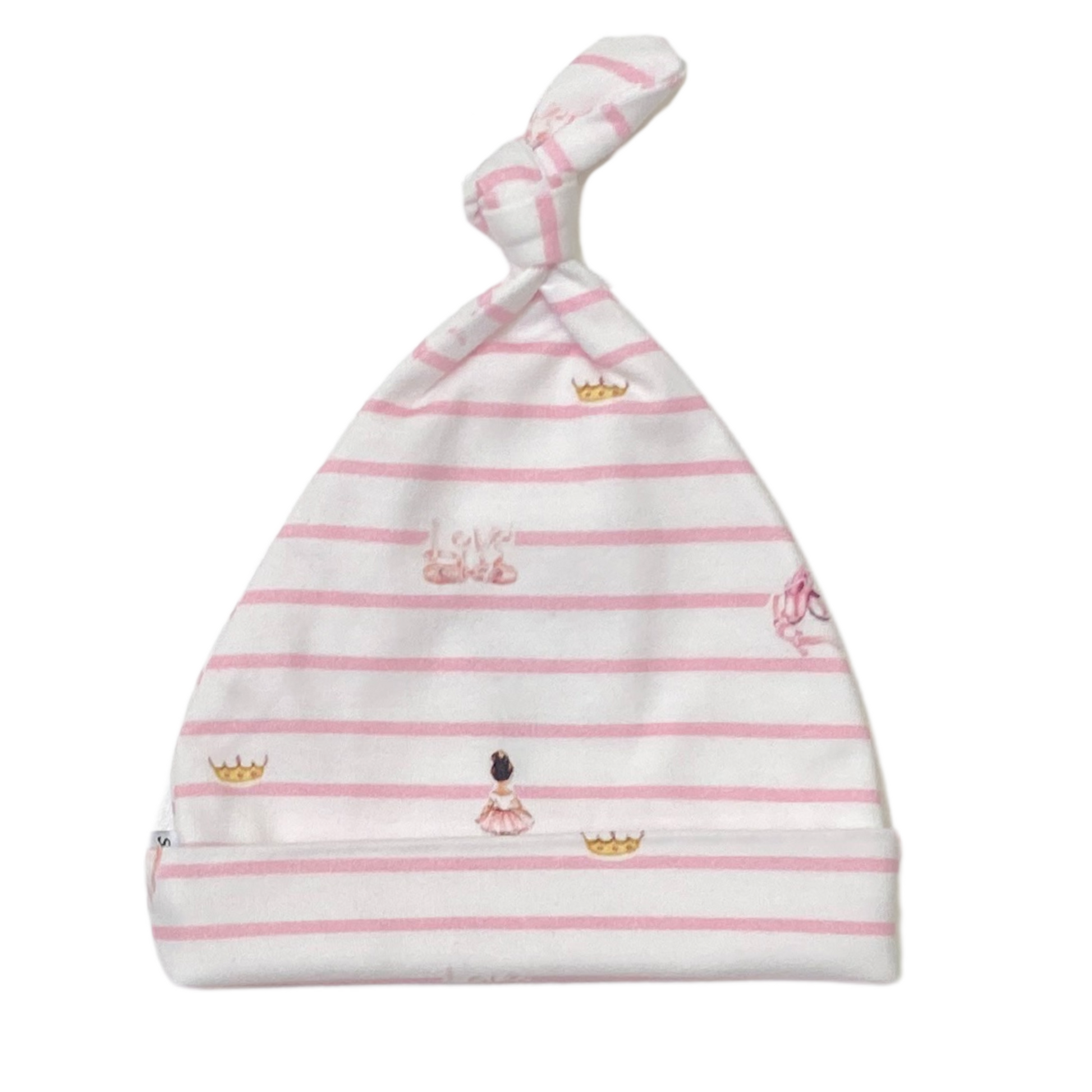 Organic Cotton Newborn Hat Ballet Print - SofiaMila