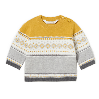 Boys Jacquard Sweater For Babies - SofiaMila