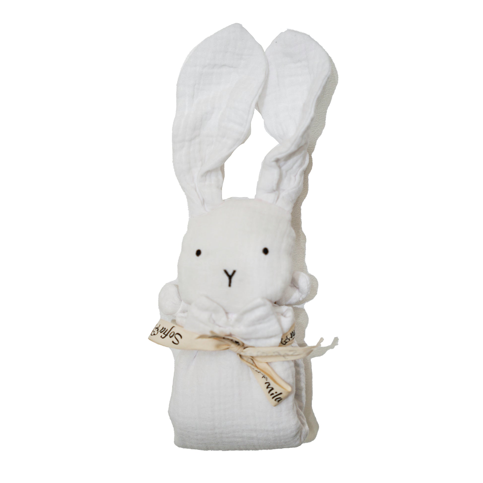 Muslin Lovey Blanket Bunny Toy for Babies and Kids - SofiaMila