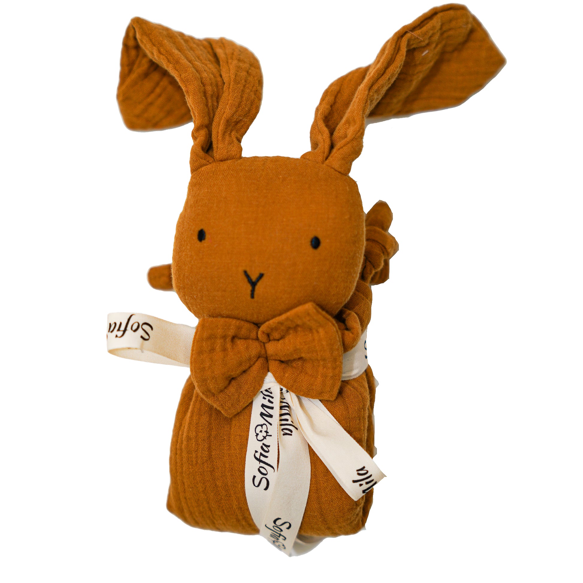 Muslin Lovey Blanket Bunny Toy for Babies and Kids - SofiaMila