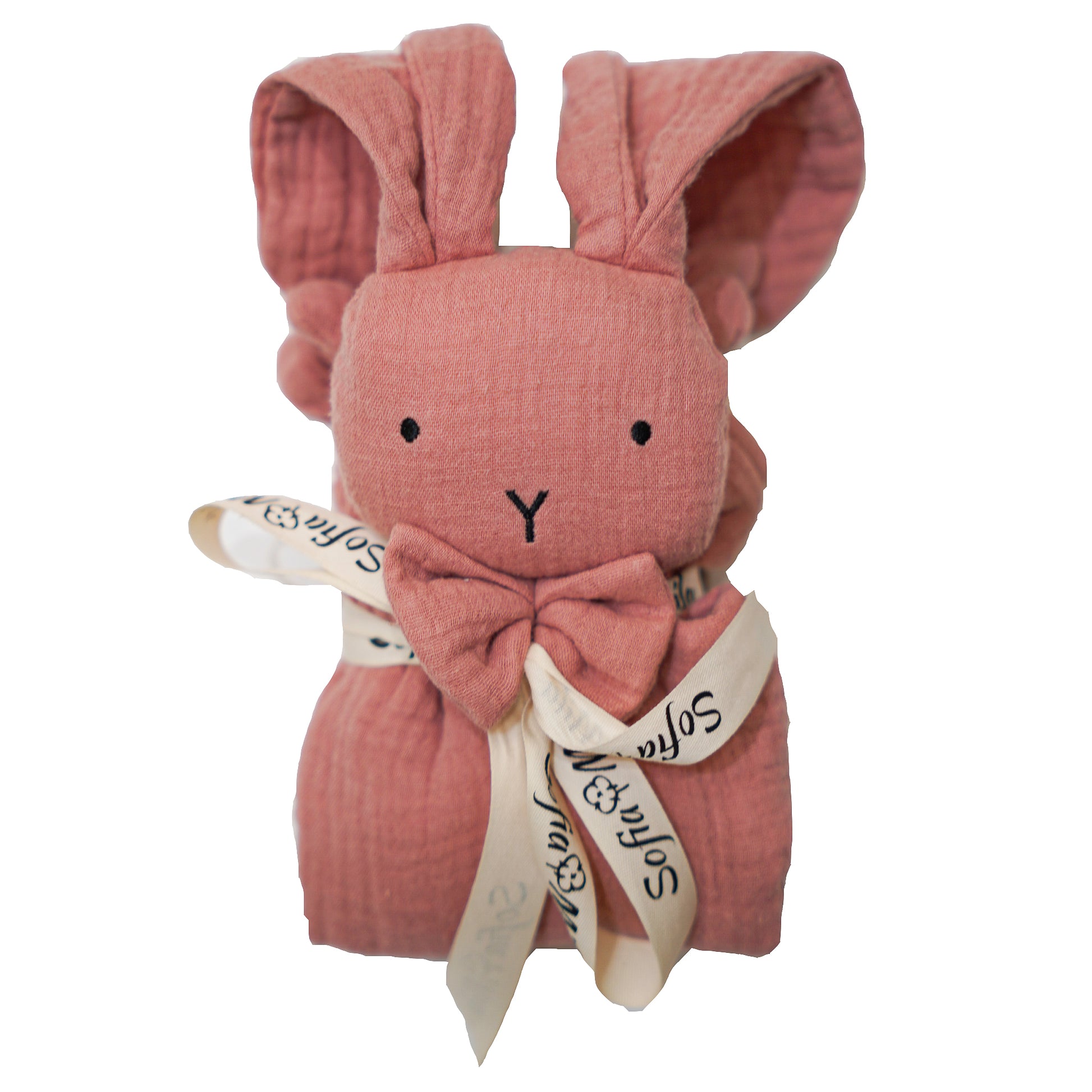 Muslin Lovey Blanket Bunny Toy for Babies and Kids - SofiaMila
