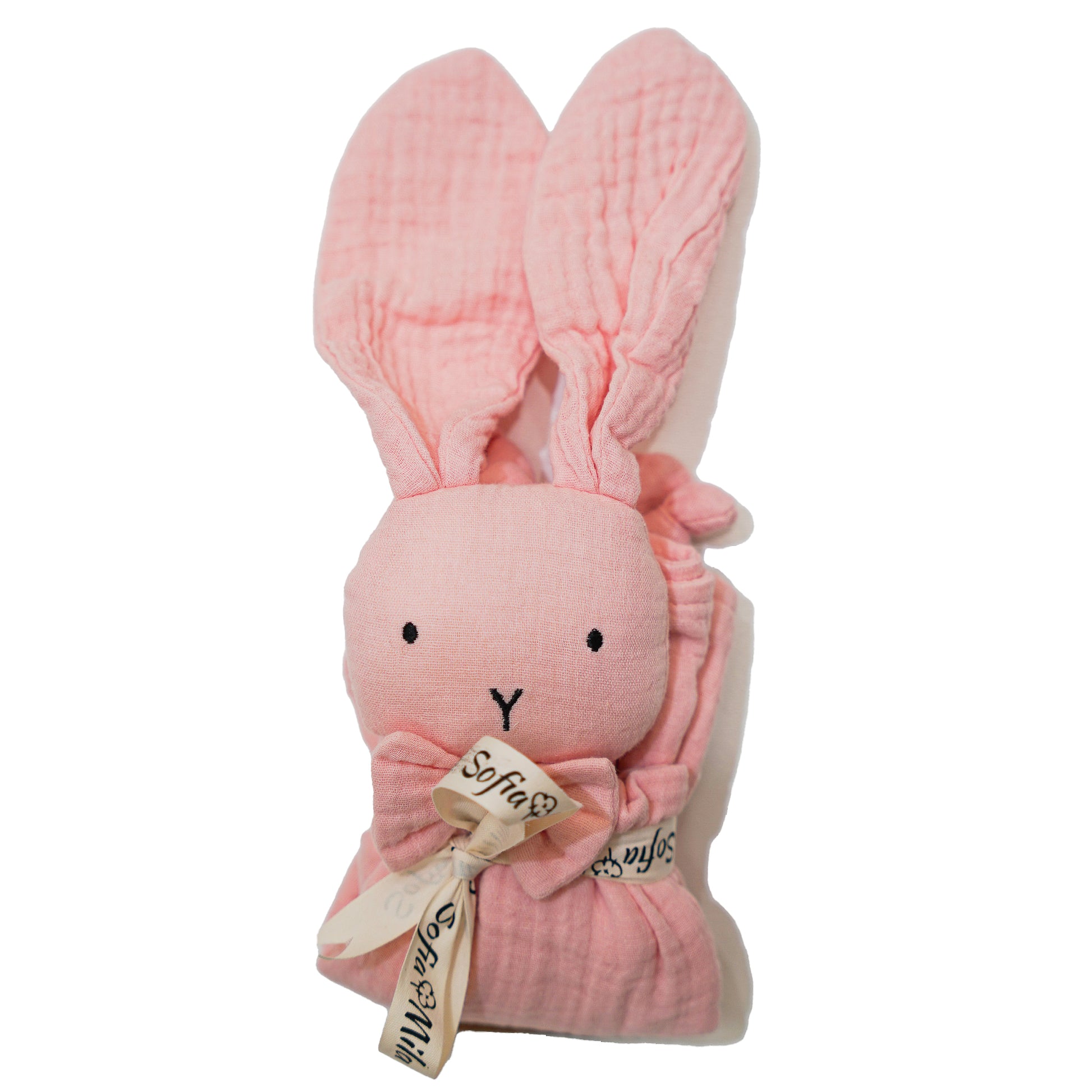 Muslin Lovey Blanket Bunny Toy for Babies and Kids - SofiaMila